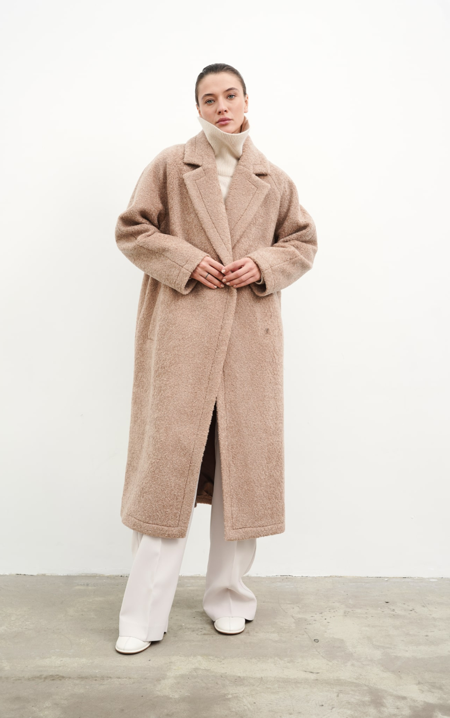 Модные пальто из искусственного меха - 60 фото