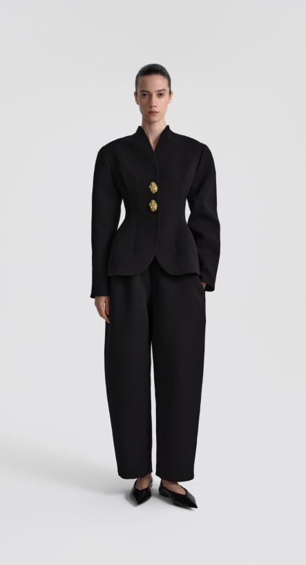 Брюки объемного силуэта