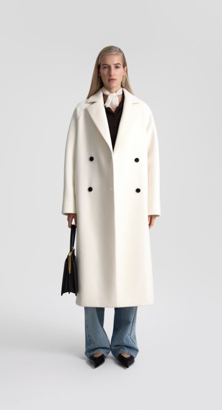 Пальто двубортное 