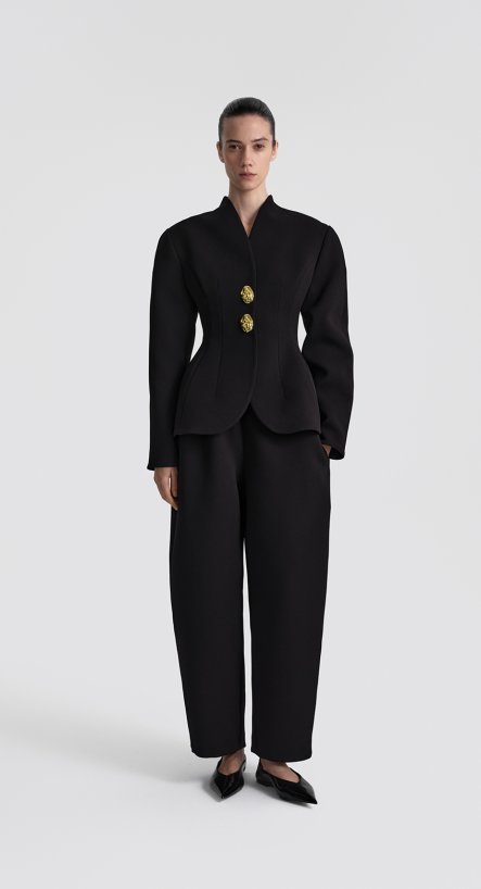 Брюки объемного силуэта