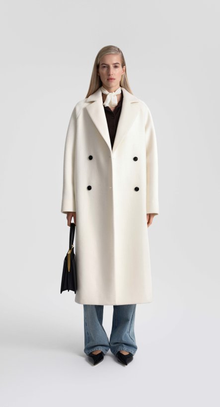 Пальто двубортное 