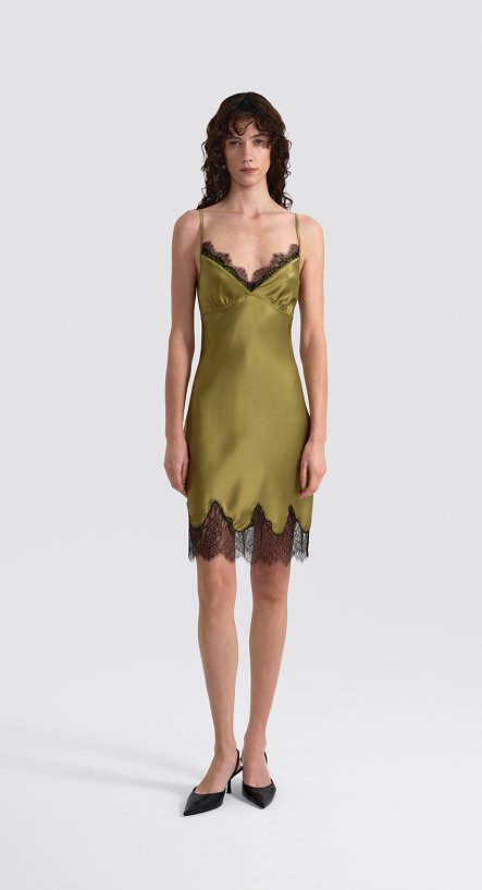 Платье-комбинация мини