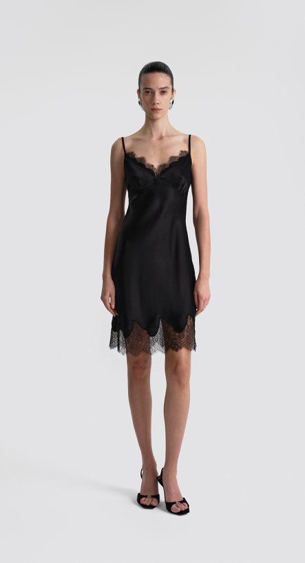 Платье-комбинация мини