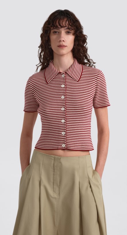 Поло в полоску